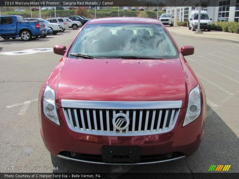 Sangria Red Metallic / Camel 2010 Mercury Milan V6 Premier