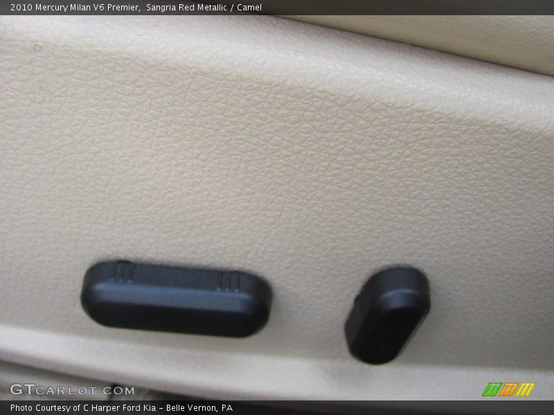 Sangria Red Metallic / Camel 2010 Mercury Milan V6 Premier