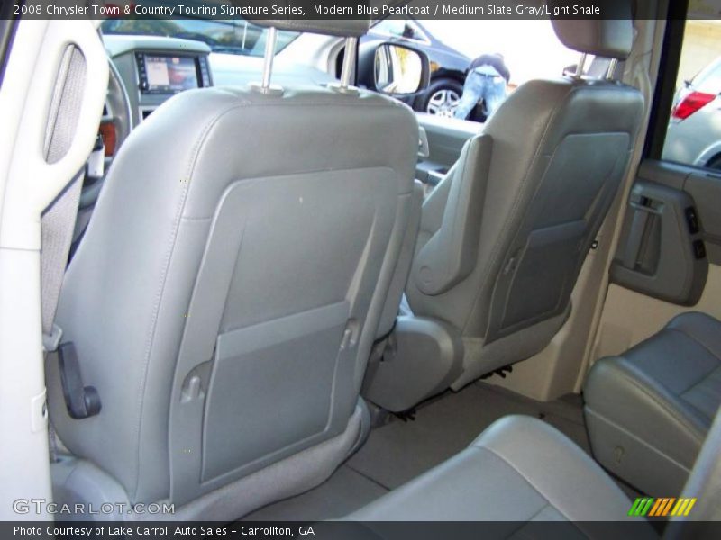 Modern Blue Pearlcoat / Medium Slate Gray/Light Shale 2008 Chrysler Town & Country Touring Signature Series