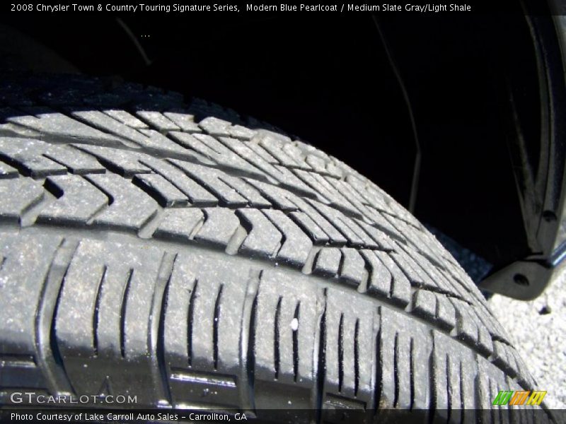 Modern Blue Pearlcoat / Medium Slate Gray/Light Shale 2008 Chrysler Town & Country Touring Signature Series