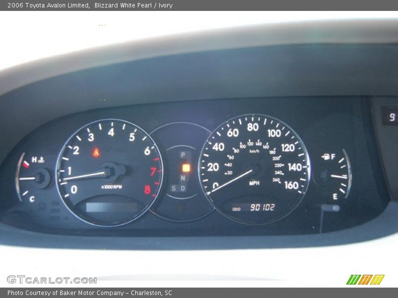  2006 Avalon Limited Limited Gauges