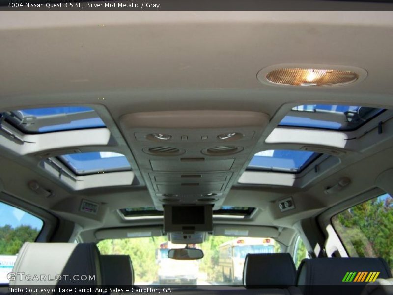 Sunroof of 2004 Quest 3.5 SE