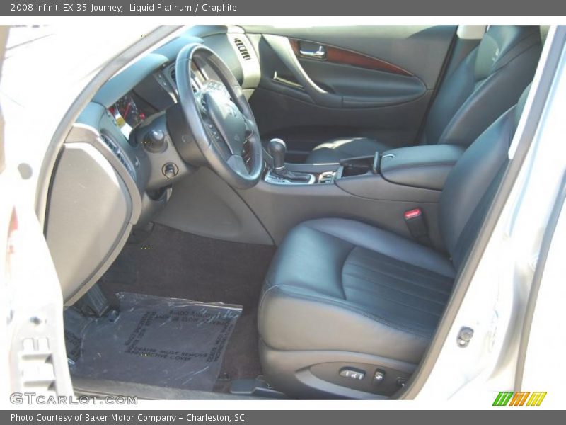 Liquid Platinum / Graphite 2008 Infiniti EX 35 Journey