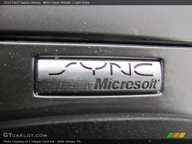 White Suede Metallic / Light Stone 2010 Ford Taurus Limited