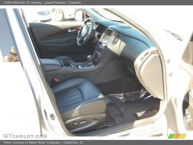 Liquid Platinum / Graphite 2008 Infiniti EX 35 Journey