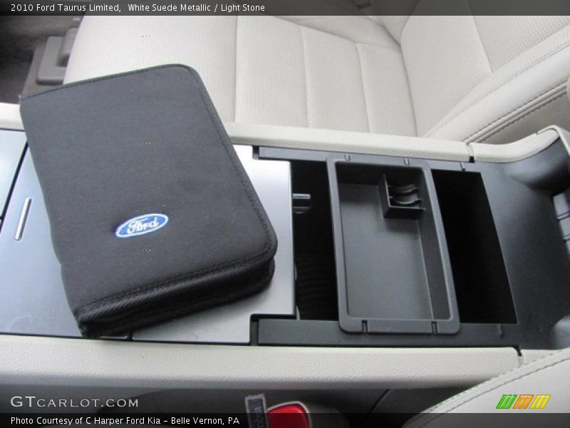 White Suede Metallic / Light Stone 2010 Ford Taurus Limited