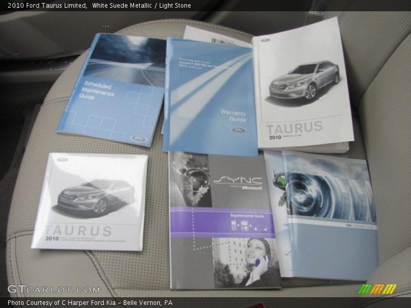 White Suede Metallic / Light Stone 2010 Ford Taurus Limited