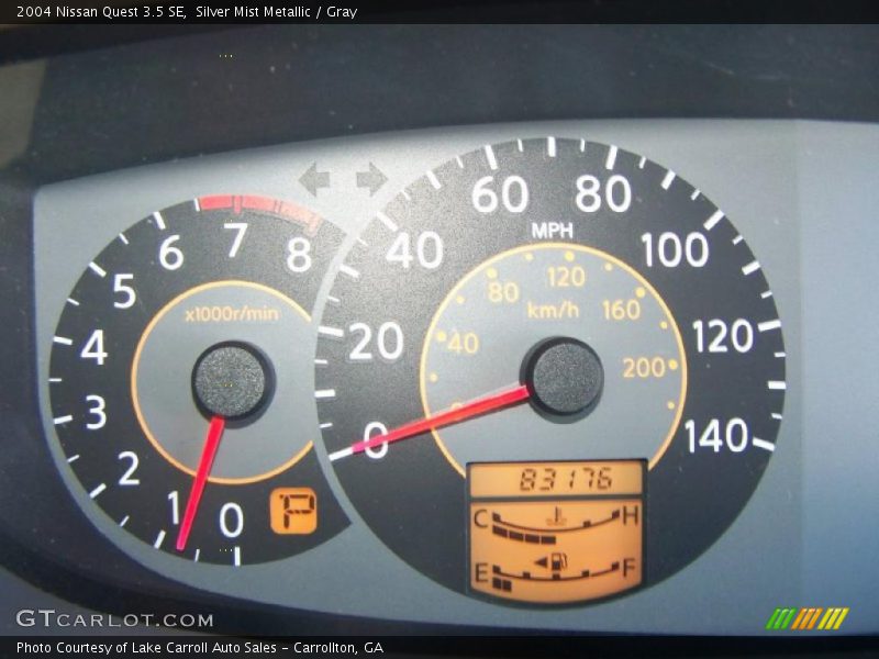 Silver Mist Metallic / Gray 2004 Nissan Quest 3.5 SE