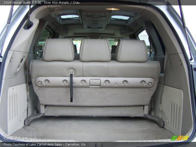  2004 Quest 3.5 SE Trunk