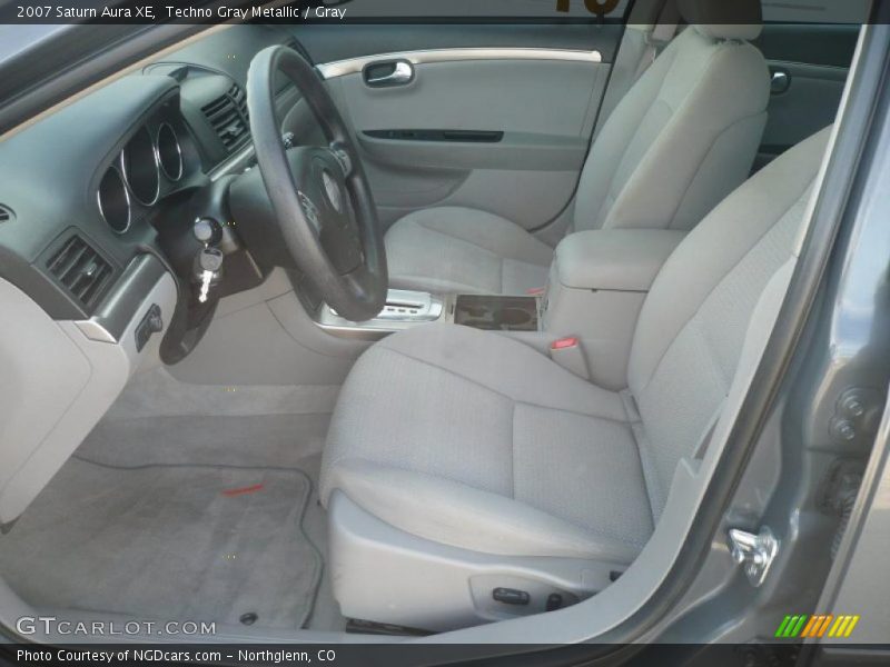 Techno Gray Metallic / Gray 2007 Saturn Aura XE