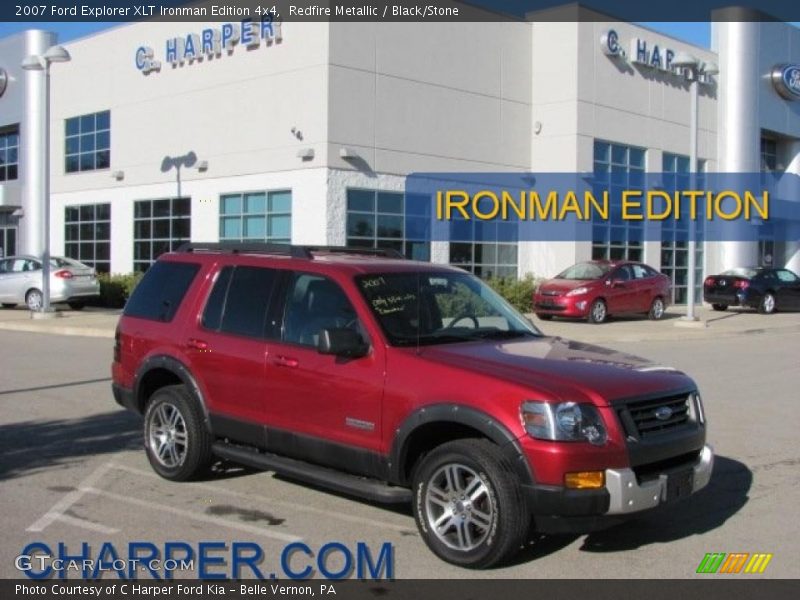 Redfire Metallic / Black/Stone 2007 Ford Explorer XLT Ironman Edition 4x4