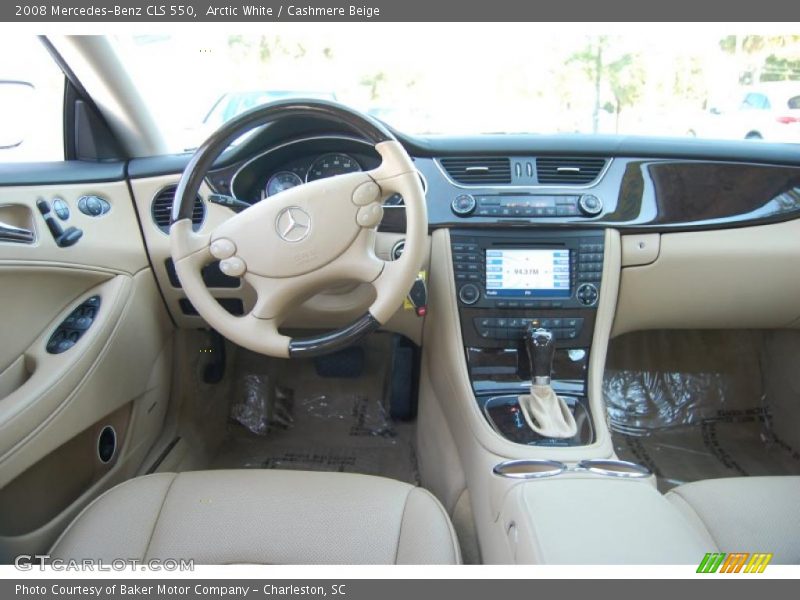 Arctic White / Cashmere Beige 2008 Mercedes-Benz CLS 550