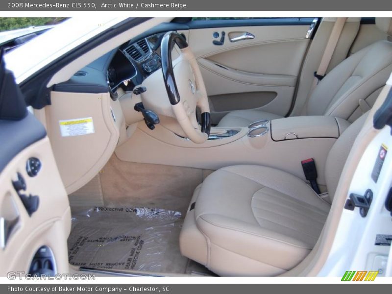 Arctic White / Cashmere Beige 2008 Mercedes-Benz CLS 550