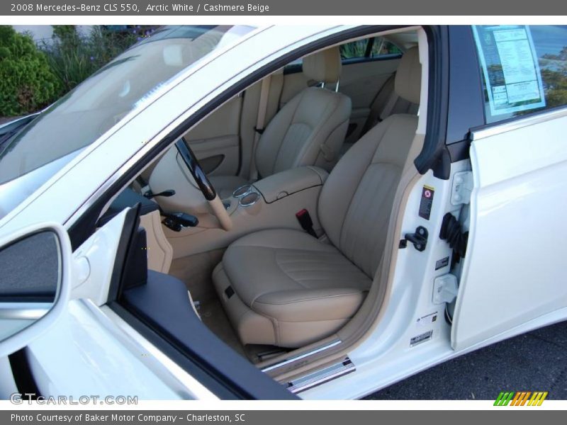 Arctic White / Cashmere Beige 2008 Mercedes-Benz CLS 550