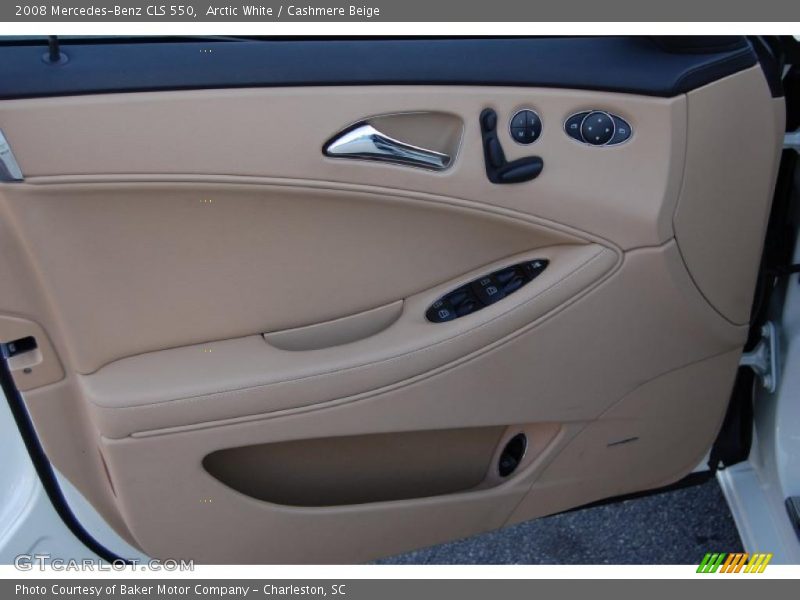 Arctic White / Cashmere Beige 2008 Mercedes-Benz CLS 550