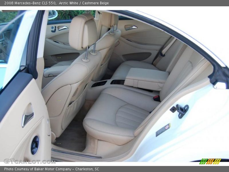 Arctic White / Cashmere Beige 2008 Mercedes-Benz CLS 550