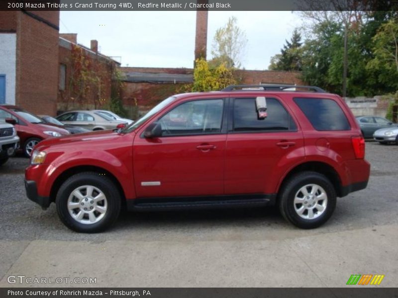 Redfire Metallic / Charcoal Black 2008 Mazda Tribute s Grand Touring 4WD