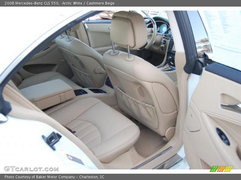 Arctic White / Cashmere Beige 2008 Mercedes-Benz CLS 550