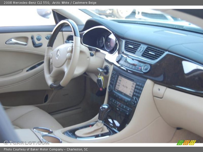 Arctic White / Cashmere Beige 2008 Mercedes-Benz CLS 550