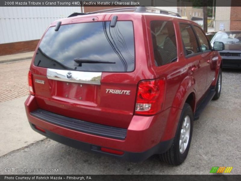 Redfire Metallic / Charcoal Black 2008 Mazda Tribute s Grand Touring 4WD