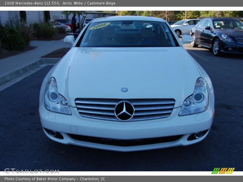 Arctic White / Cashmere Beige 2008 Mercedes-Benz CLS 550