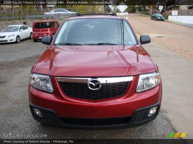 Redfire Metallic / Charcoal Black 2008 Mazda Tribute s Grand Touring 4WD