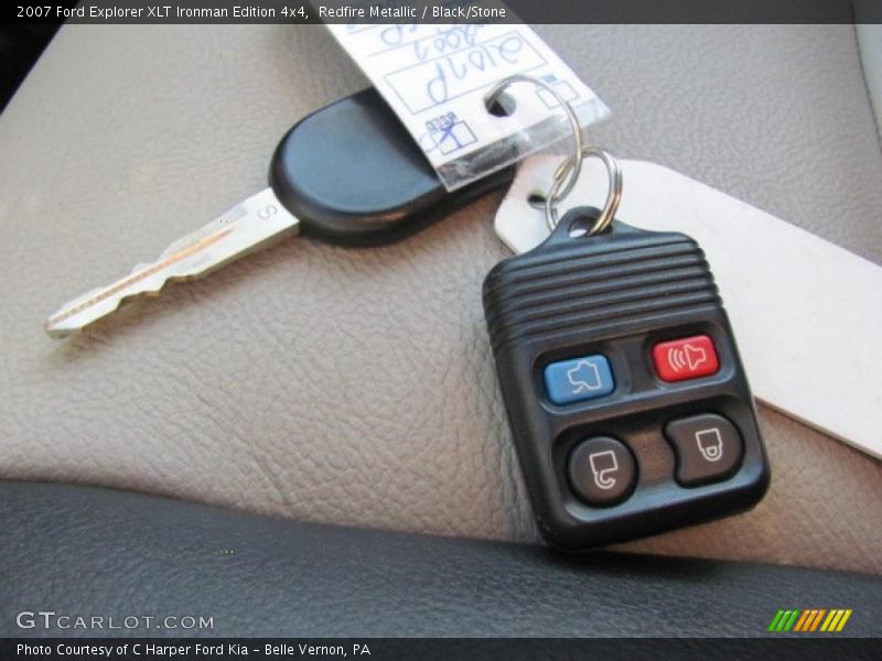 Redfire Metallic / Black/Stone 2007 Ford Explorer XLT Ironman Edition 4x4