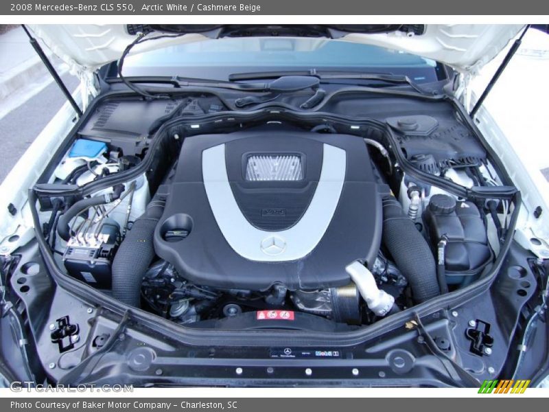 Arctic White / Cashmere Beige 2008 Mercedes-Benz CLS 550