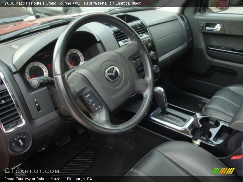  2008 Tribute s Grand Touring 4WD Charcoal Black Interior