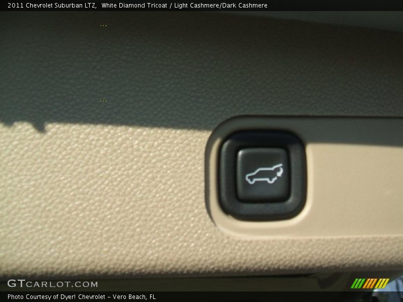 White Diamond Tricoat / Light Cashmere/Dark Cashmere 2011 Chevrolet Suburban LTZ