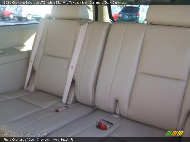 White Diamond Tricoat / Light Cashmere/Dark Cashmere 2011 Chevrolet Suburban LTZ