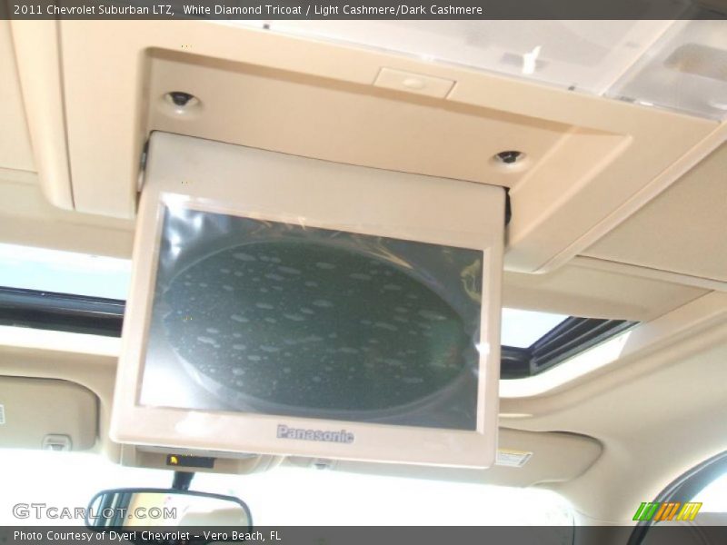 White Diamond Tricoat / Light Cashmere/Dark Cashmere 2011 Chevrolet Suburban LTZ