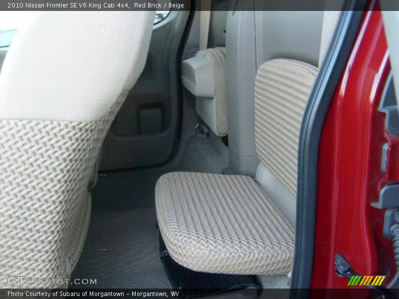  2010 Frontier SE V6 King Cab 4x4 Beige Interior