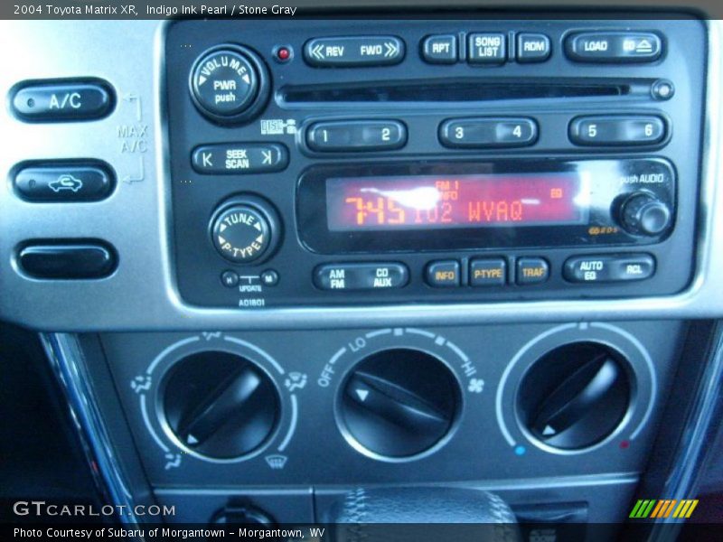 Indigo Ink Pearl / Stone Gray 2004 Toyota Matrix XR