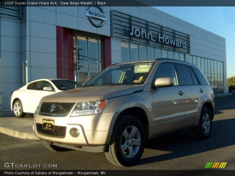 Clear Beige Metallic / Black 2006 Suzuki Grand Vitara 4x4