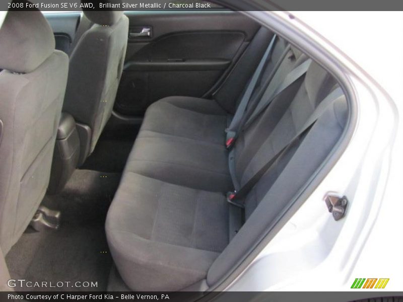 Brilliant Silver Metallic / Charcoal Black 2008 Ford Fusion SE V6 AWD