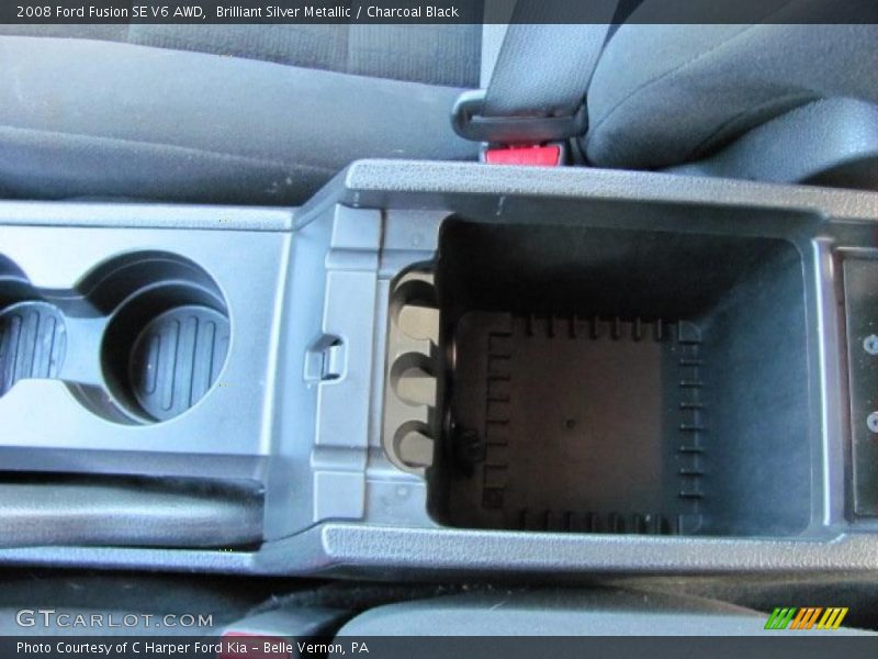 Brilliant Silver Metallic / Charcoal Black 2008 Ford Fusion SE V6 AWD