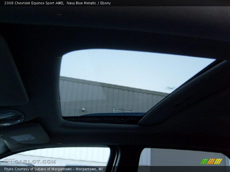 Sunroof of 2008 Equinox Sport AWD