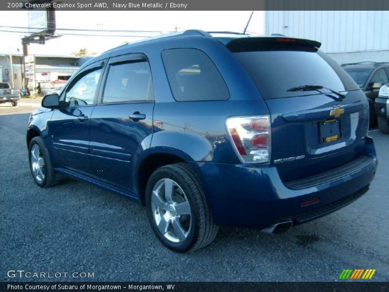 Navy Blue Metallic / Ebony 2008 Chevrolet Equinox Sport AWD