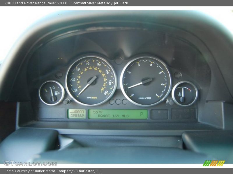  2008 Range Rover V8 HSE V8 HSE Gauges