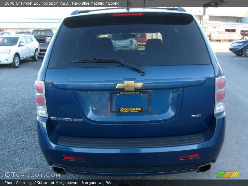 Navy Blue Metallic / Ebony 2008 Chevrolet Equinox Sport AWD