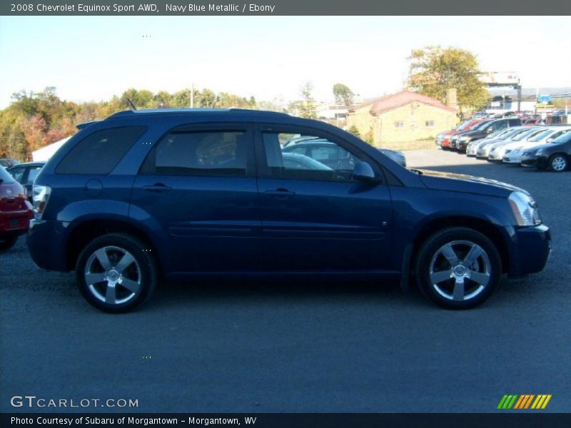 Navy Blue Metallic / Ebony 2008 Chevrolet Equinox Sport AWD