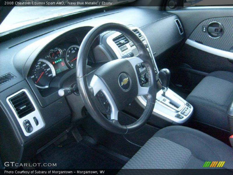 Ebony Interior - 2008 Equinox Sport AWD 