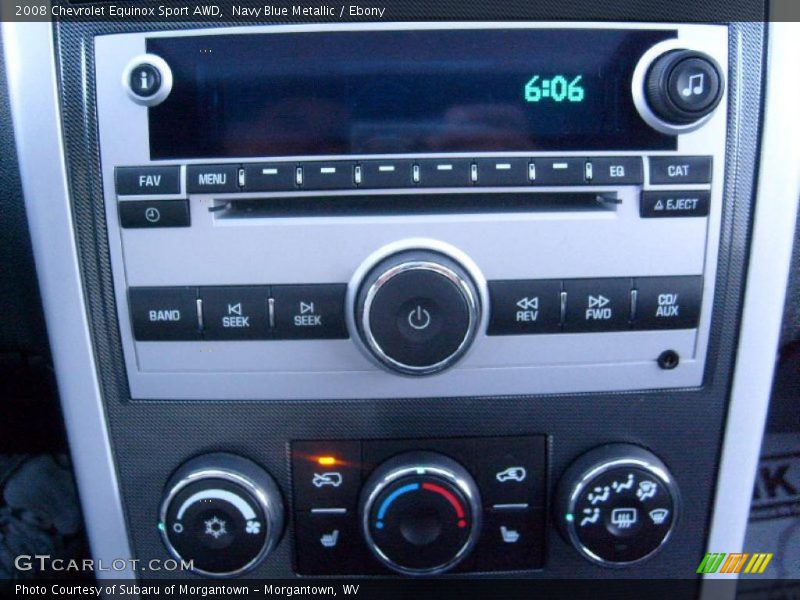 Controls of 2008 Equinox Sport AWD