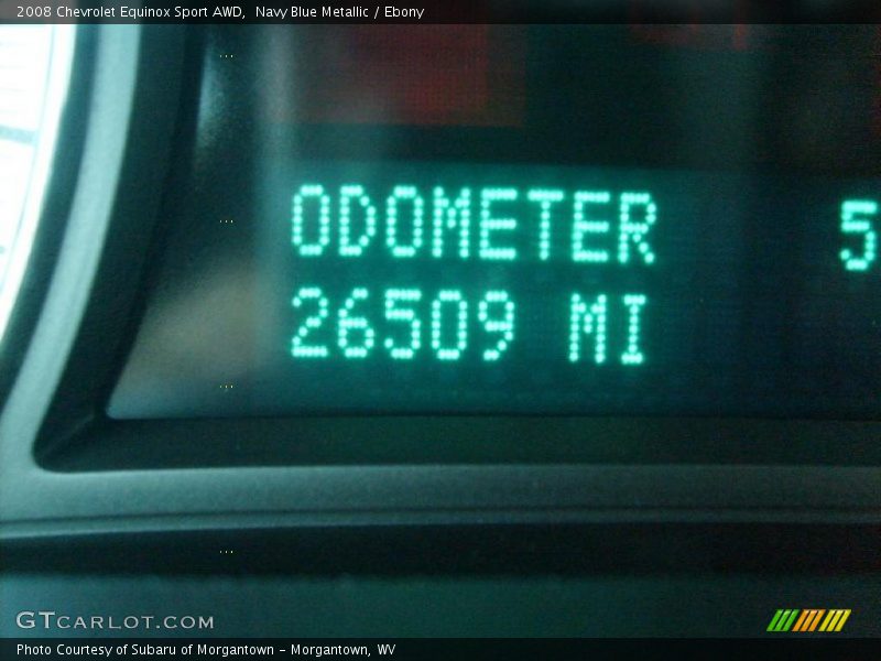 Navy Blue Metallic / Ebony 2008 Chevrolet Equinox Sport AWD