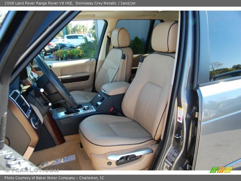  2008 Range Rover V8 HSE Sand/Jet Interior