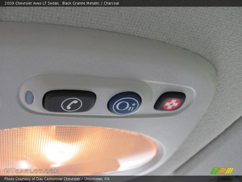 Black Granite Metallic / Charcoal 2009 Chevrolet Aveo LT Sedan