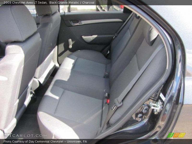 Black Granite Metallic / Charcoal 2009 Chevrolet Aveo LT Sedan