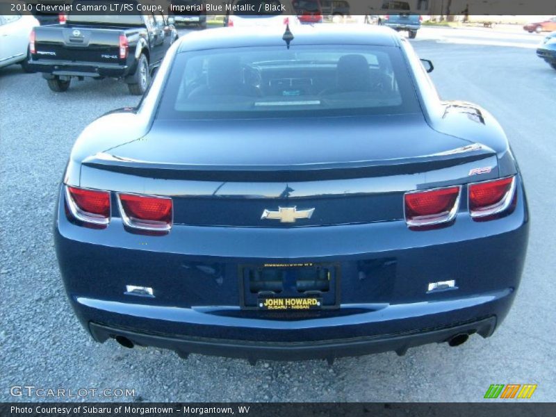Imperial Blue Metallic / Black 2010 Chevrolet Camaro LT/RS Coupe