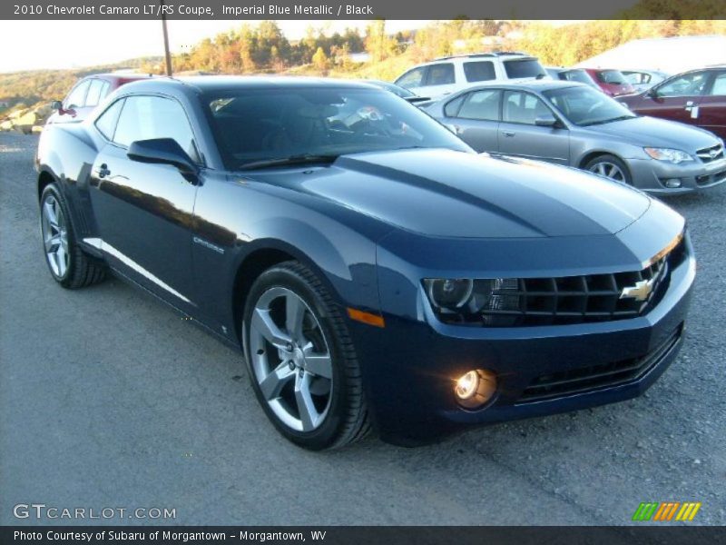 Imperial Blue Metallic / Black 2010 Chevrolet Camaro LT/RS Coupe